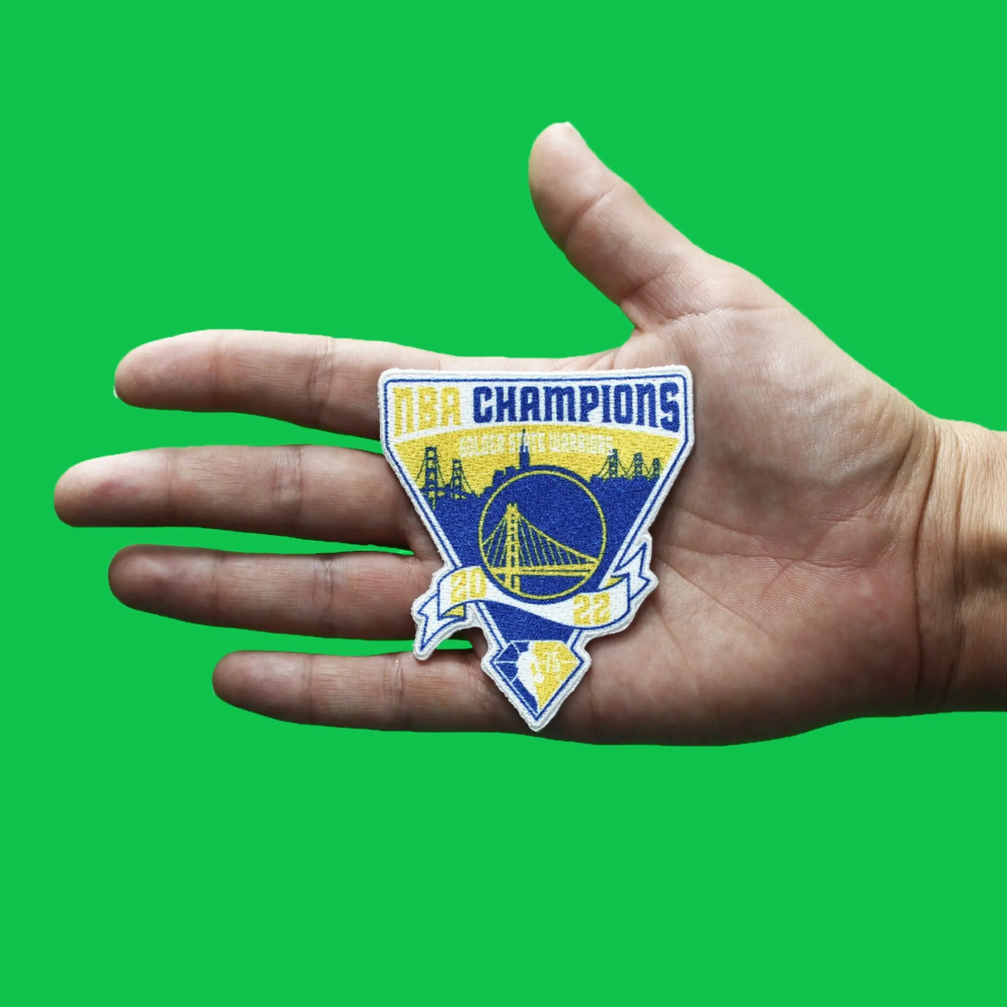 2022 NBA Finals Champions Golden State Warriors 75th Skyline Patch