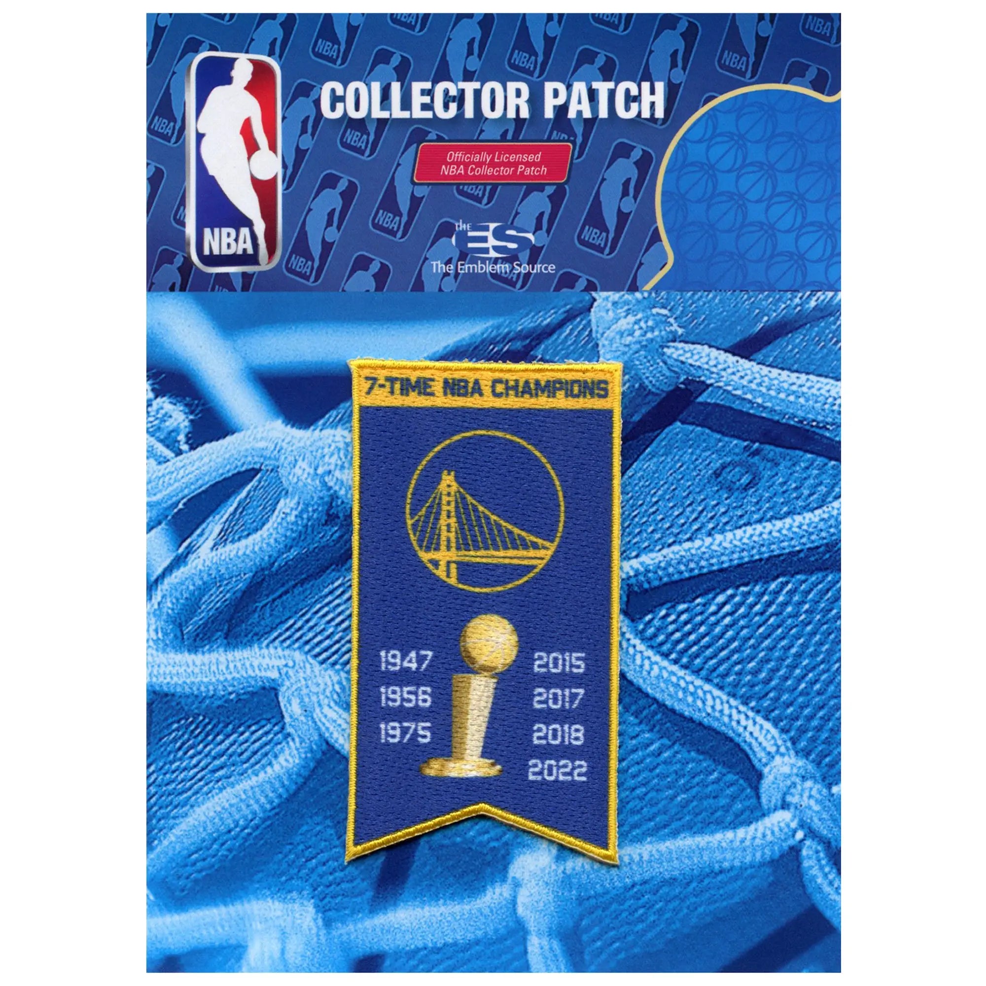 2022 NBA Finals Champions Golden State Warriors Dynasty Banner Patch