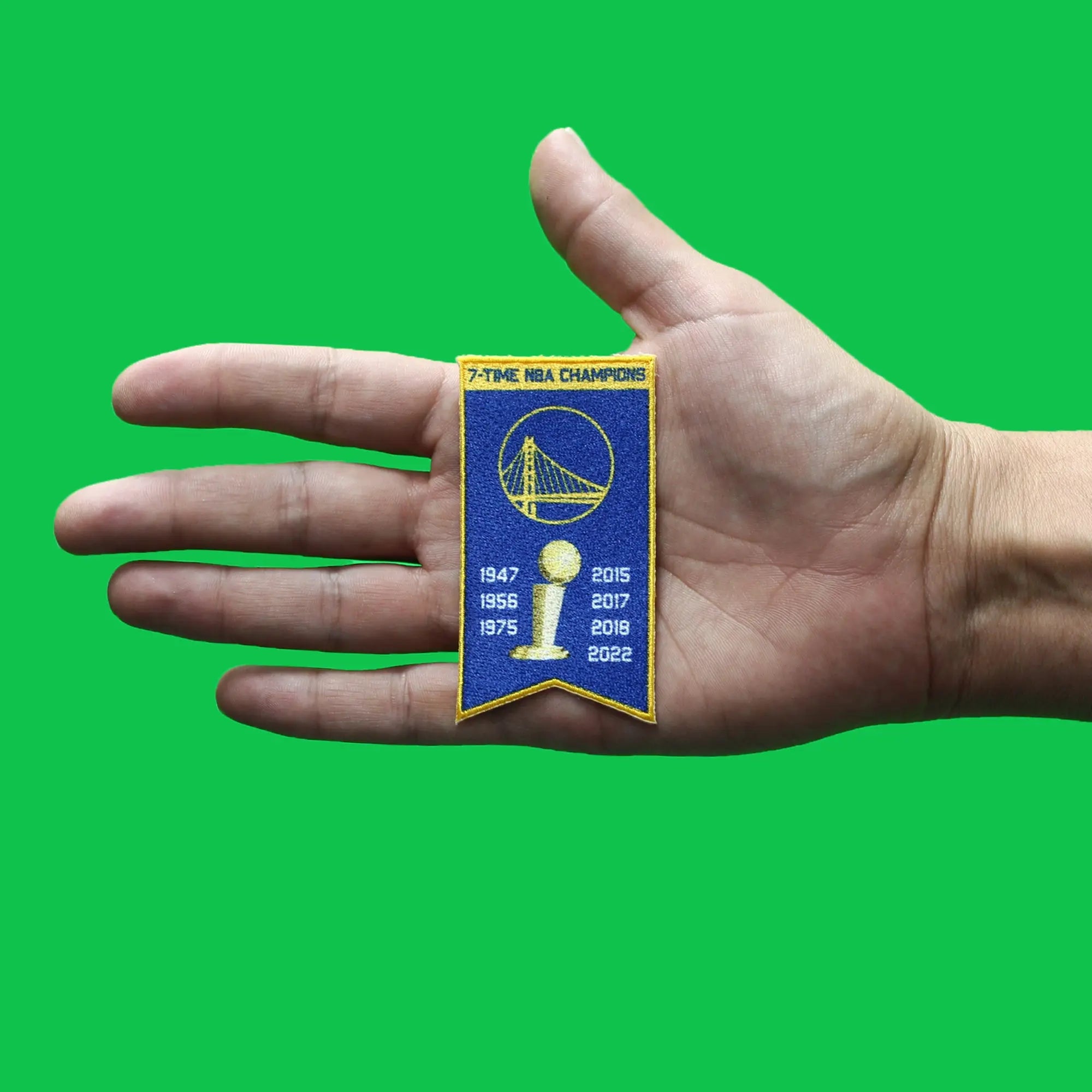 2022 NBA Finals Champions Golden State Warriors Dynasty Banner Patch