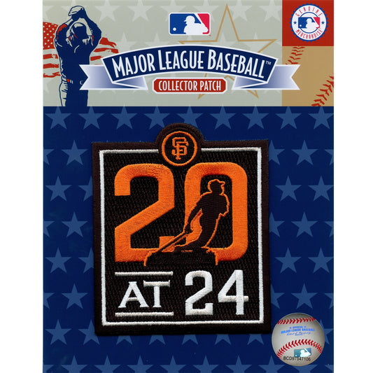 2020 San Francisco Giants 20 at 24 Commemorative Jersey Patch 