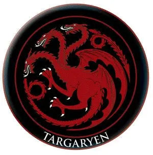 Official Game Of Thrones House Targaryen HBO Embroidered Patch