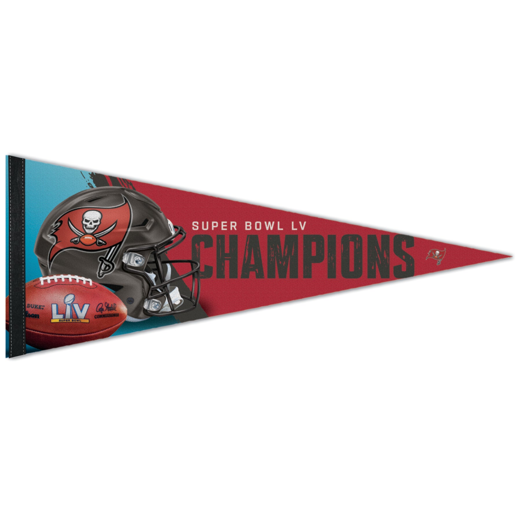 2021 Super Bowl 55 LV Champions Premium Pennant Tampa Bay Buccaneers –  Patch Collection
