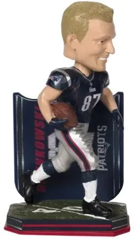 New England Patriots Rob Gronkowski #87 Name and Number Bobblehead 