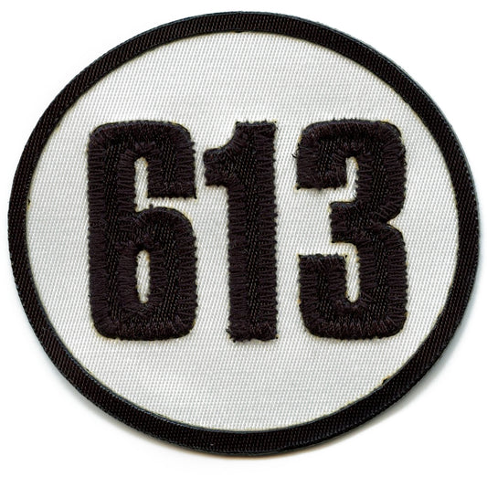 Military Police 613 Costume Embroidered Iron On Patch 