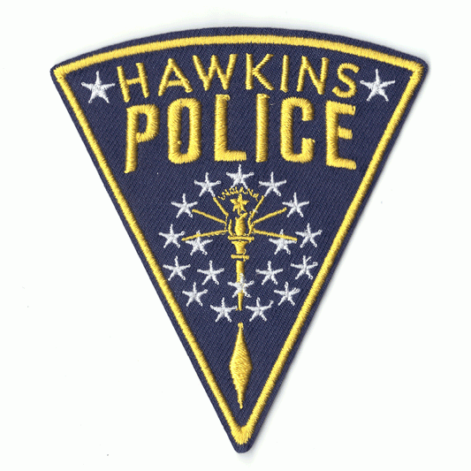 Stranger Things Hawkins Police Badge Logo Iron On Patch