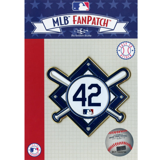 Jackie Robinson Day "42" MLB Jersey Sleeve Patch (Dodgers) 