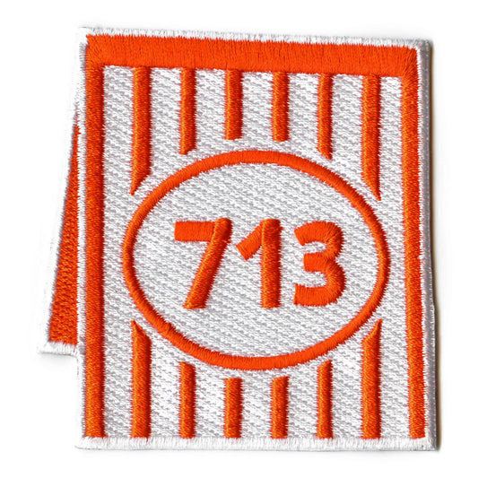713 Table Tent Patch Texas Fast Food Embroidered Iron On 