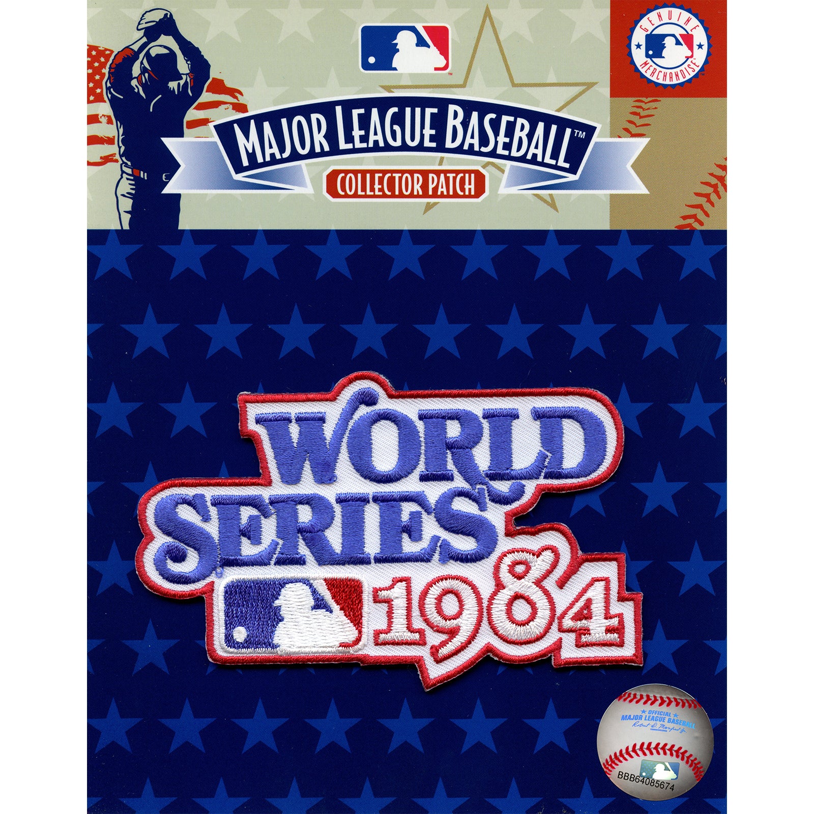 1984 MLB World Series Logo Jersey Patch San Diego Padres vs. Detroit Tigers 