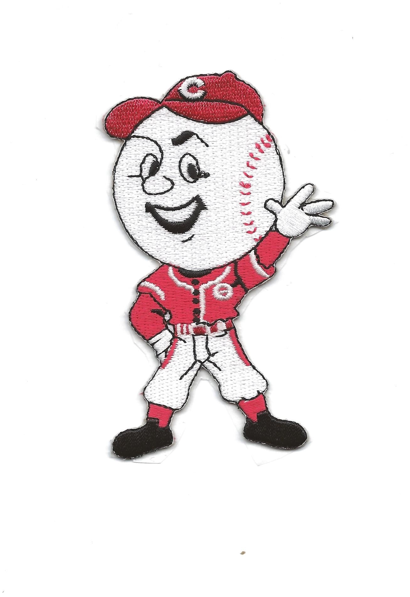 Cincinnati Reds Team Mascot 'Mr. Red' Self Adhesive Patch