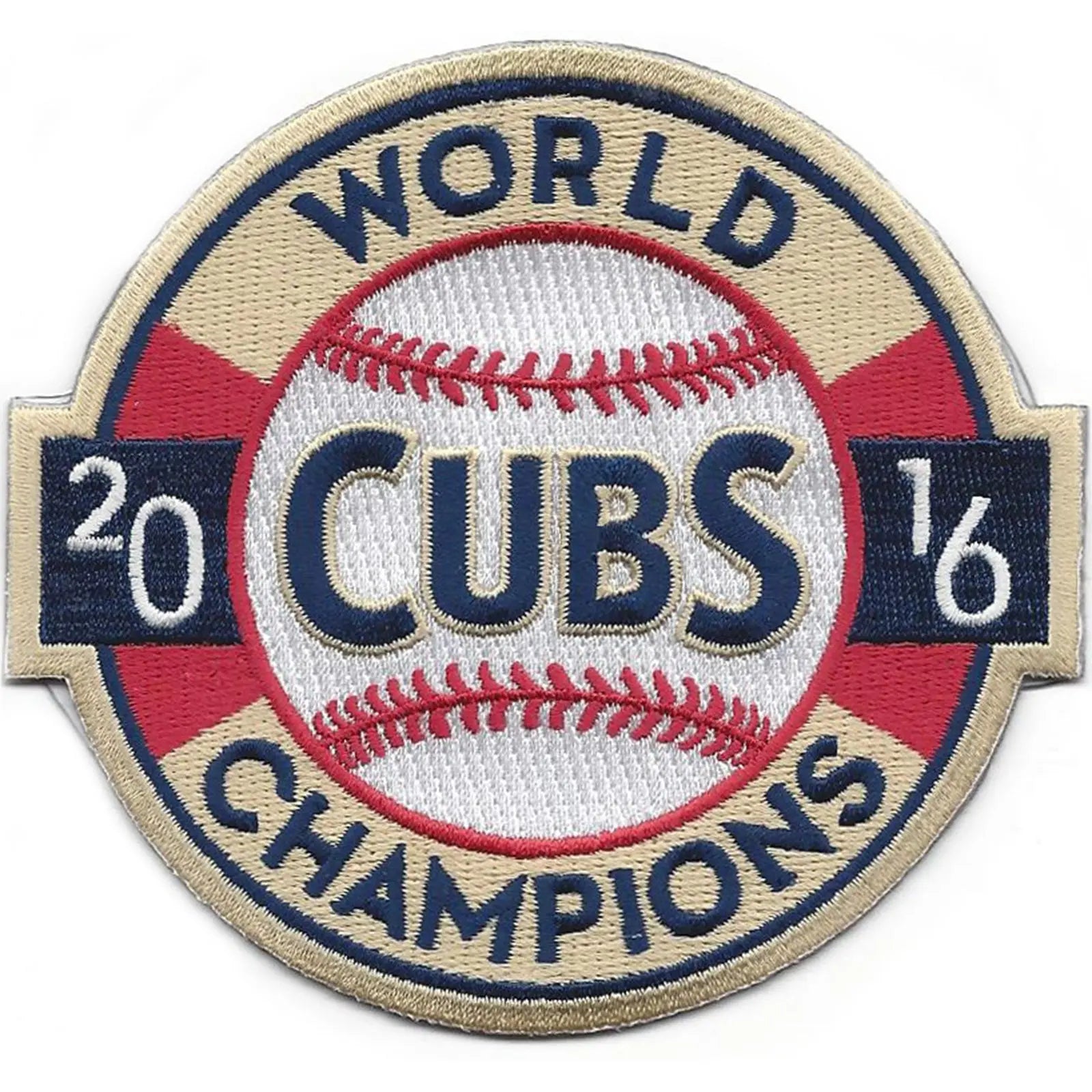 Chicago Cubs 2016 World Series Champions Banner Patch