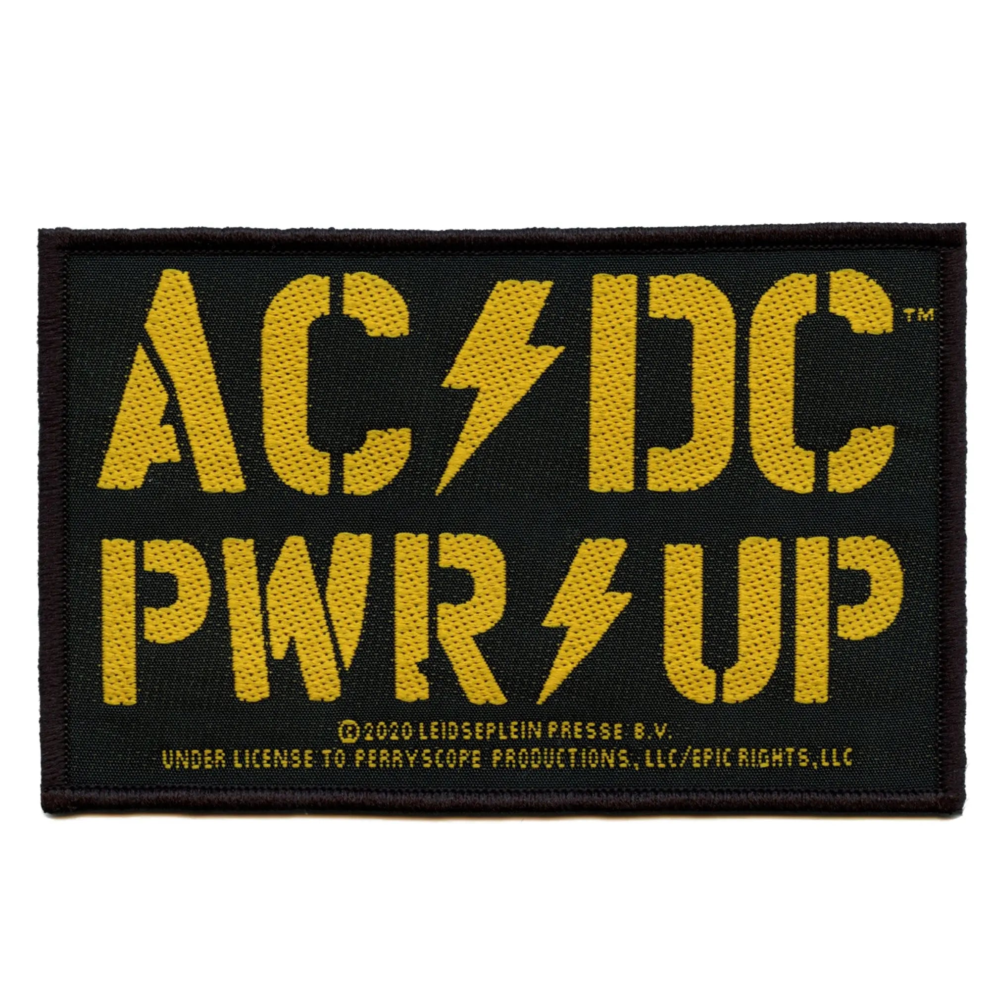 ACDC PWR UP Patch Woven Sew On