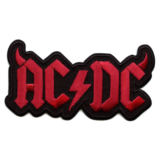 AC/DC Patch Logo With Horns Embroidered Iron on 