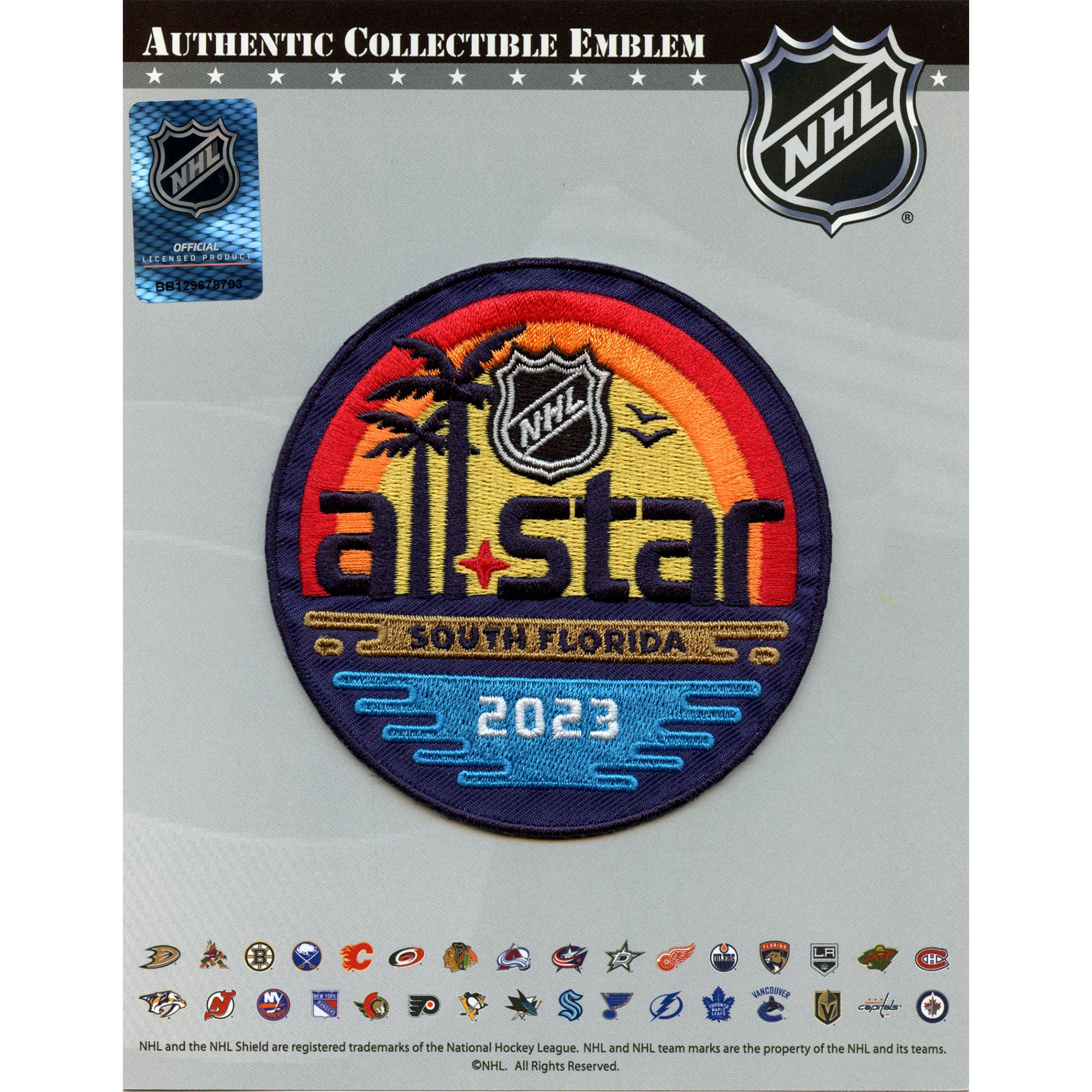 1999 NHL All Star Game Jersey Patch Tampa Bay Lightning Jersey Patch