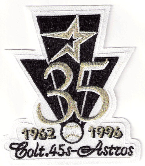 1996 Houston Astros 35th Anniversary Patch