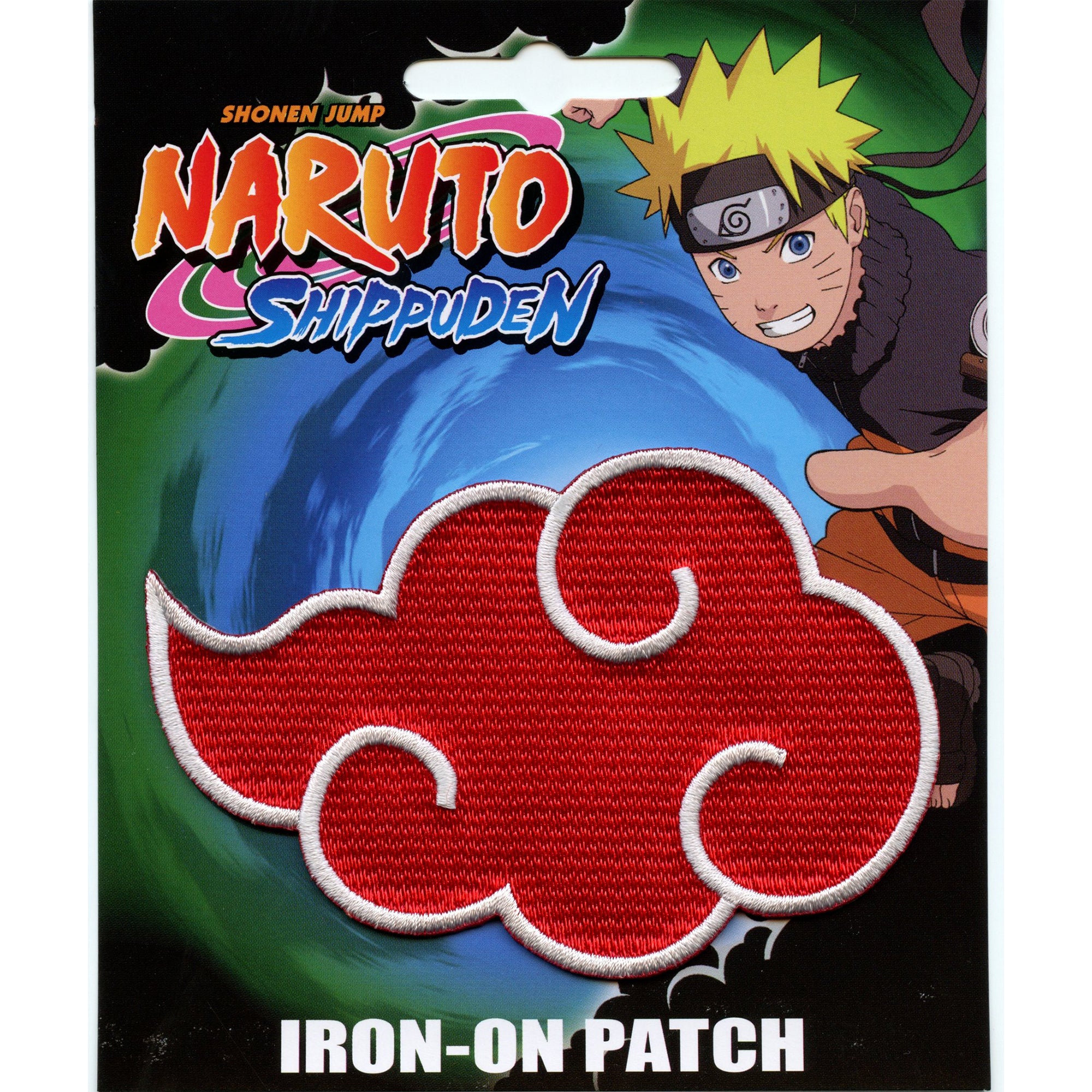 Patch Bordado Naruto Nuvem Akatsuki - Moda Patch