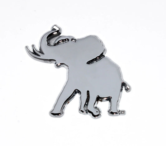 Alabama Crimson Tide Elephant NCAA College Team Solid Metal Chrome Emblem AMG