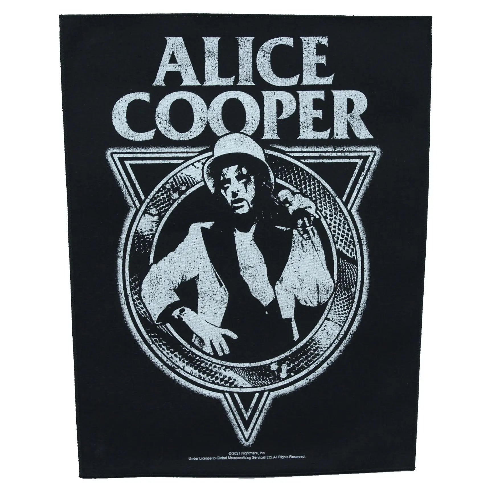 2021 Alice Cooper Snake Skin Woven Sew On Back Patch