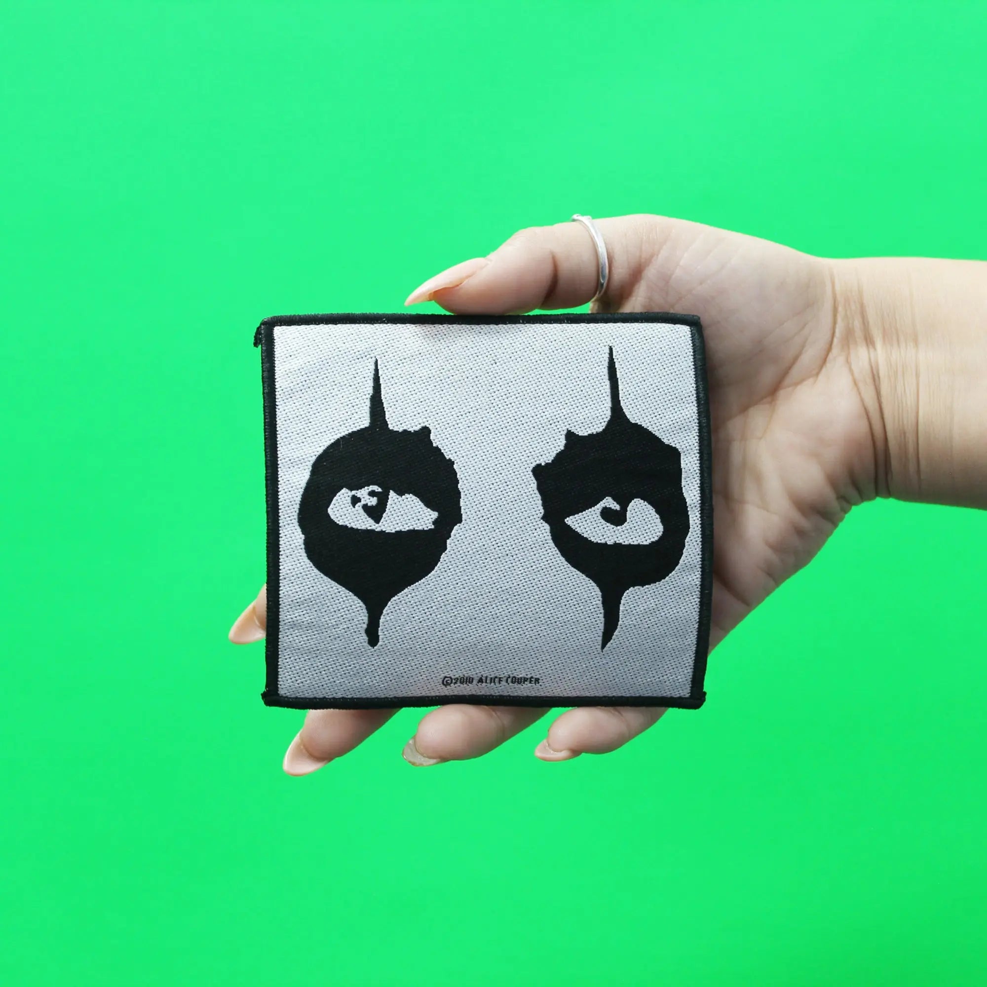 2010 Alice Cooper Patch The Eyes Woven Sew On