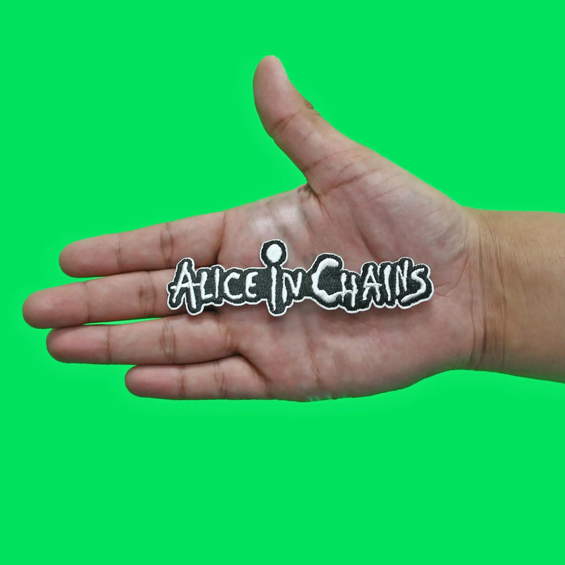 Alice In Chains Logo Patch Alternative Rock Band Embroidered Iron on