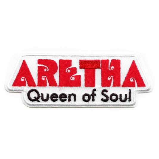 Aretha Franklin Patch Queen of Soul Logo Embroidered Iron On 