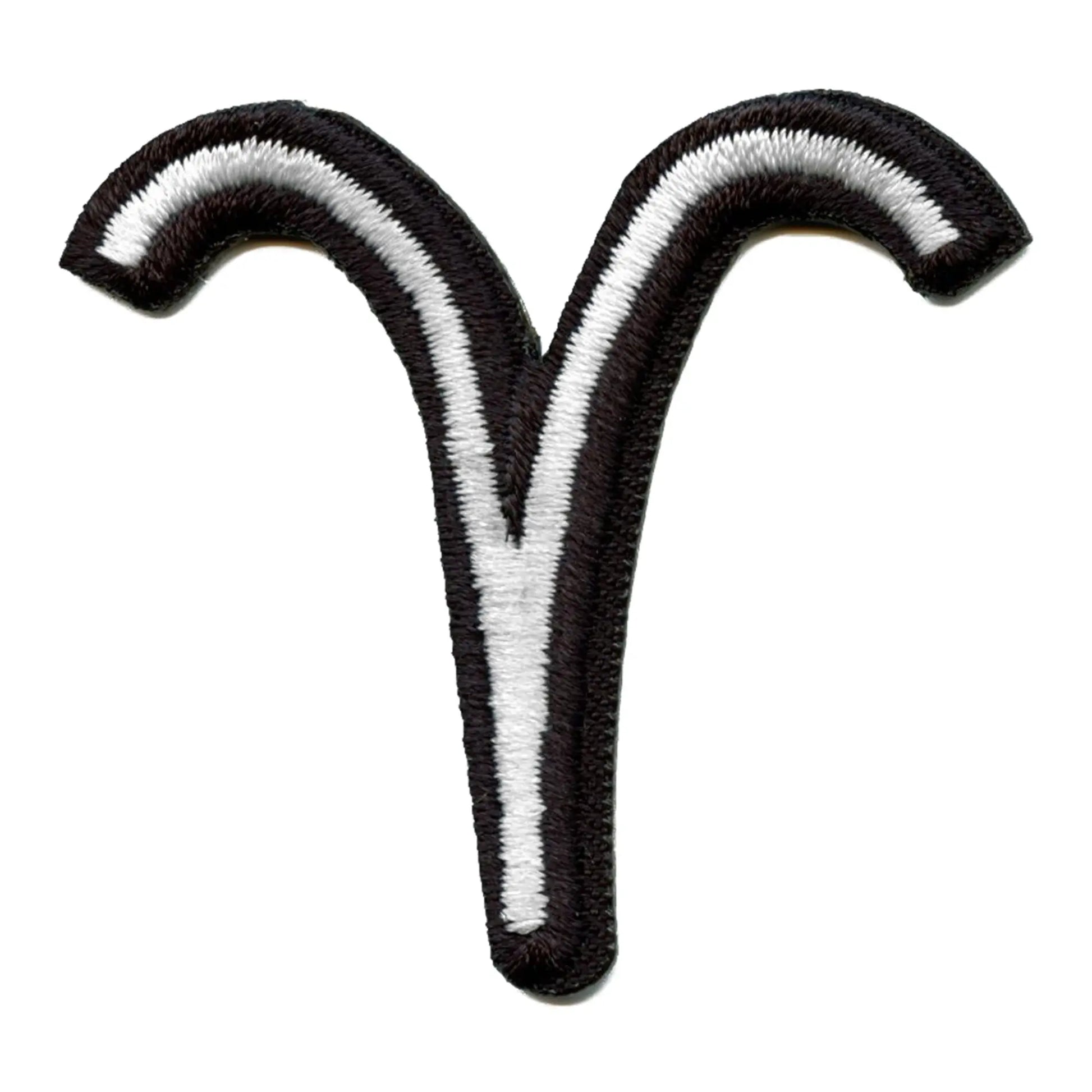 Aries Astrological Zodiac Symbol Patch Horoscope Ram Sign Embroidered Iron On