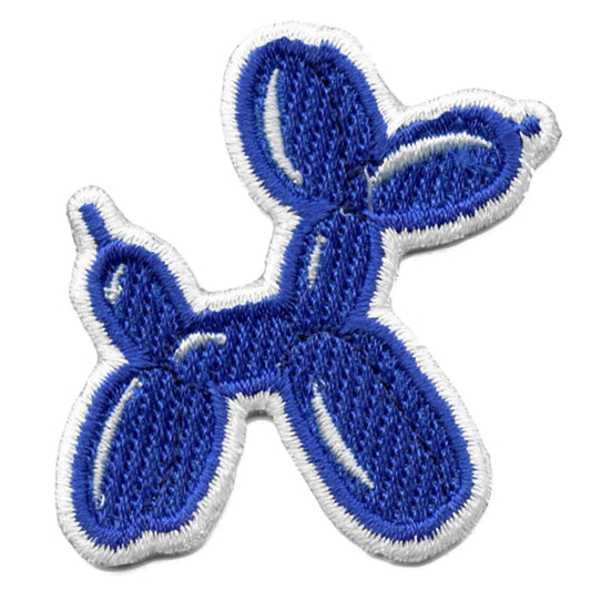 Blue Balloon Animal Art Patch Los Angeles Artist Embroidered Iron On