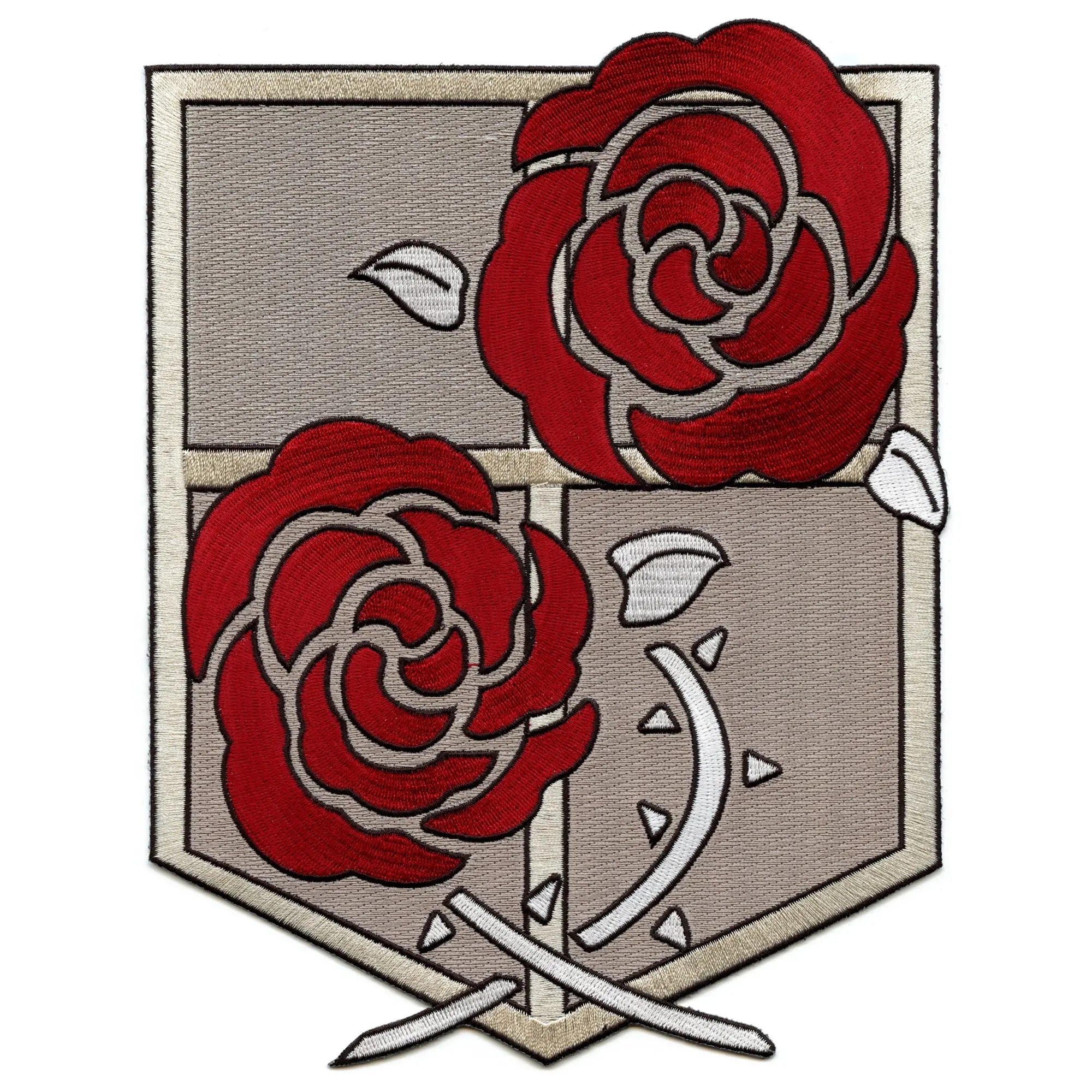 Attack On Titan Stationary Guard Patch Shield Large Embroidred Iron