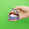 Australia Travel Embroidered Iron On Patch 