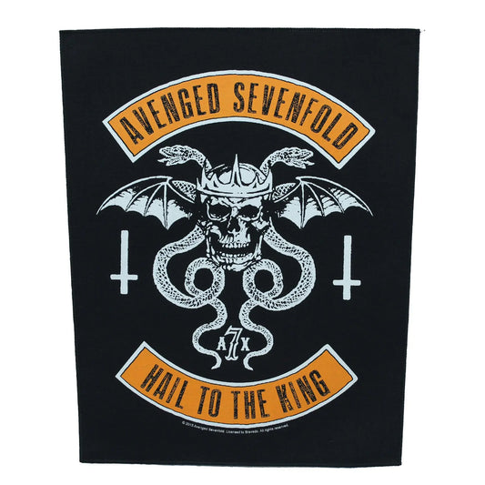 2015 Avenged Sevenfold Hail To The King Biker Woven Sew On Back Patch