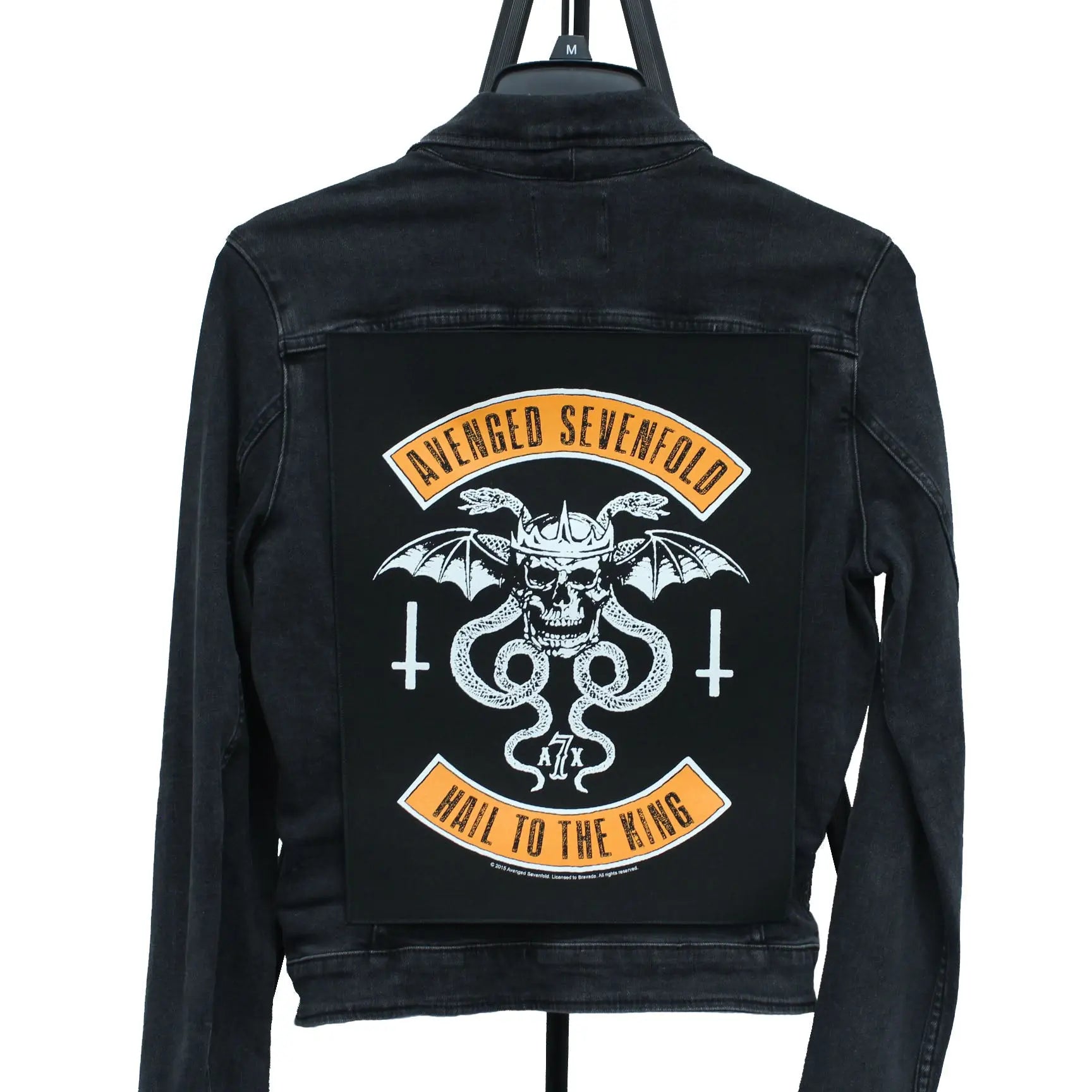 2015 Avenged Sevenfold Hail To The King Biker Woven Sew On Back Patch