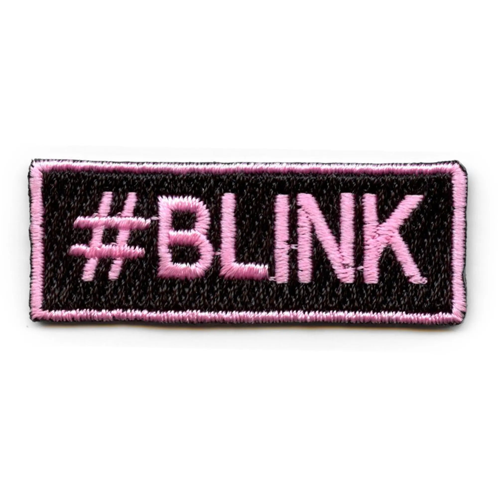 #BLINK Patch KPOP Fan Hashtag Embroidered Iron On