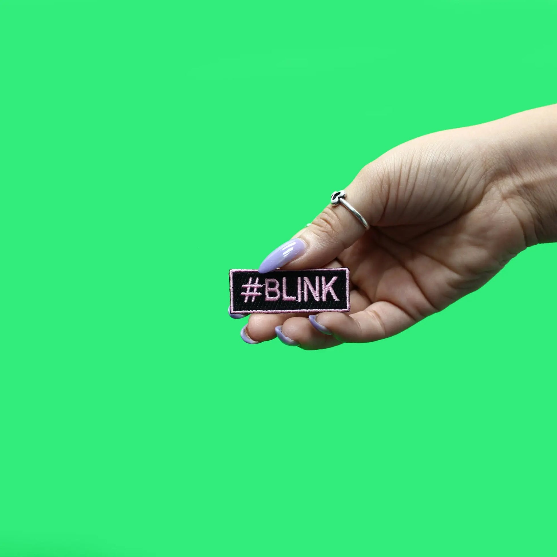 #BLINK Patch KPOP Fan Hashtag Embroidered Iron On 