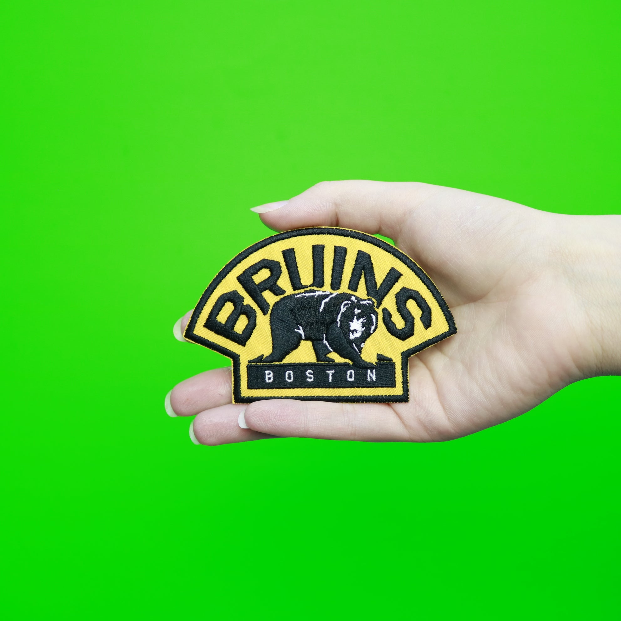 Boston Bruins With Bear Team Logo Shoulder Jersey Patch