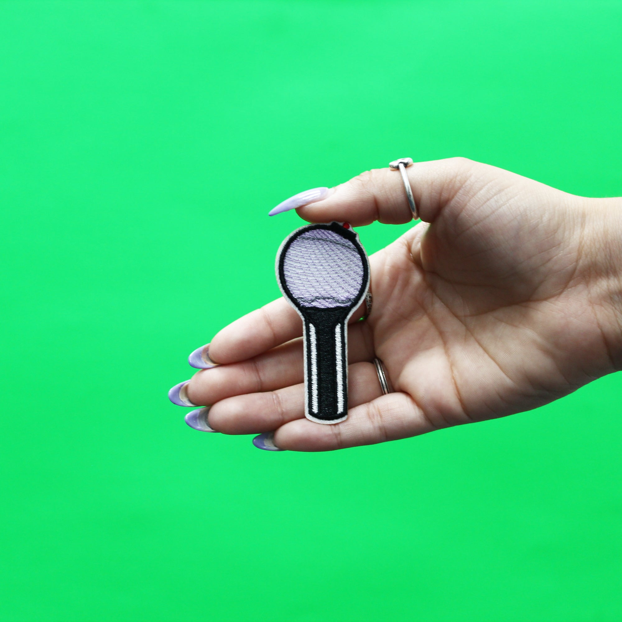 Bomb Light Stick Patch KPOP Fan Emoji Embroidered Iron On