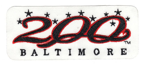 1997 Baltimore Orioles 200th Anniversary of City Patch (White Version)