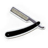 Barber's Straight Razor Embroidered Iron On Patch 