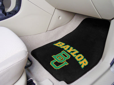 Baylor Bears University Carpet Car Mat 2-Pack 18" x 27" 