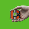 City Of Cincinnati "C" Logo Football Jersey Parody Embroidered Iron On Patch 