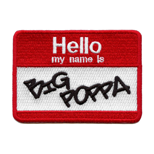 I Love It When You Call Me Big Poppa Patch Rapper Lyrics Notorious Embroidered Iron On 