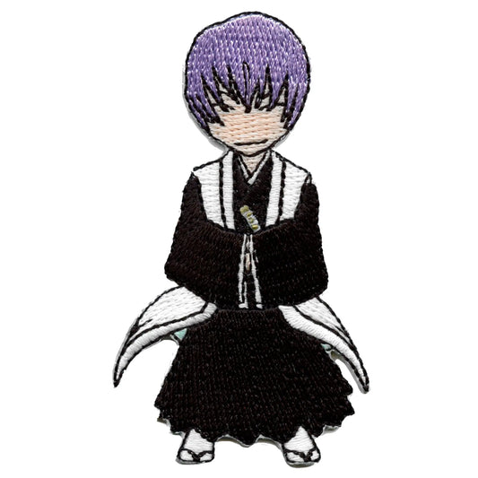 Bleach Gin Ichimaru Patch Full Body 3rd Captain Embroidered Iron On