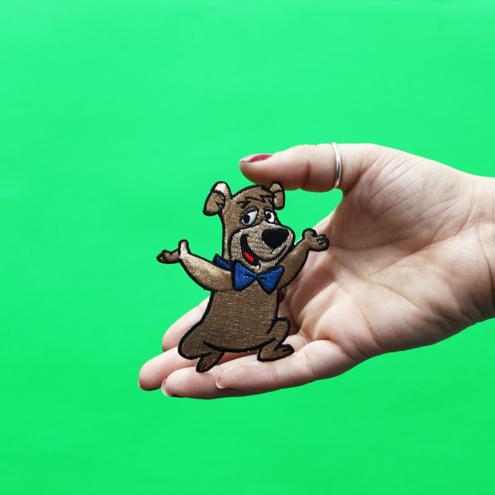 Official Yogi Bear Patch Boo-Boo Bear Embroidered Iron On