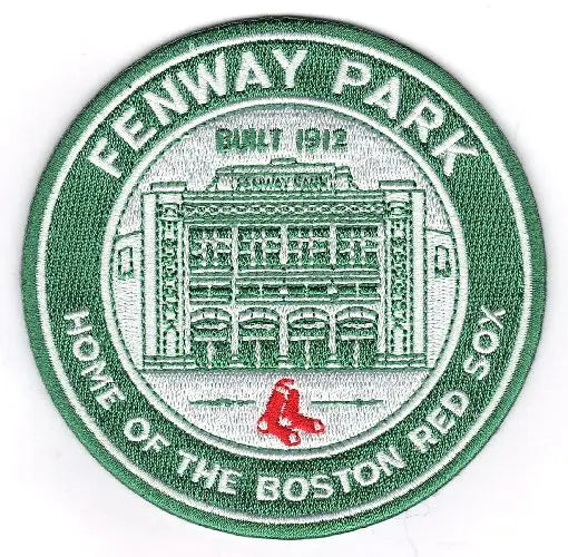 Boston Red Sox Official Fenway Park Stadium Logo Patch – Patch