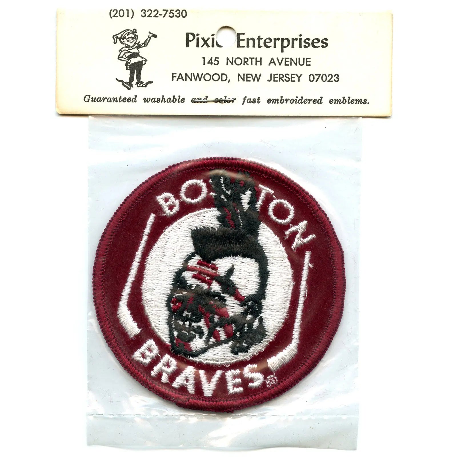 Very Rare Boston Braves MLB Baseball Vintage Round Team Logo Patch