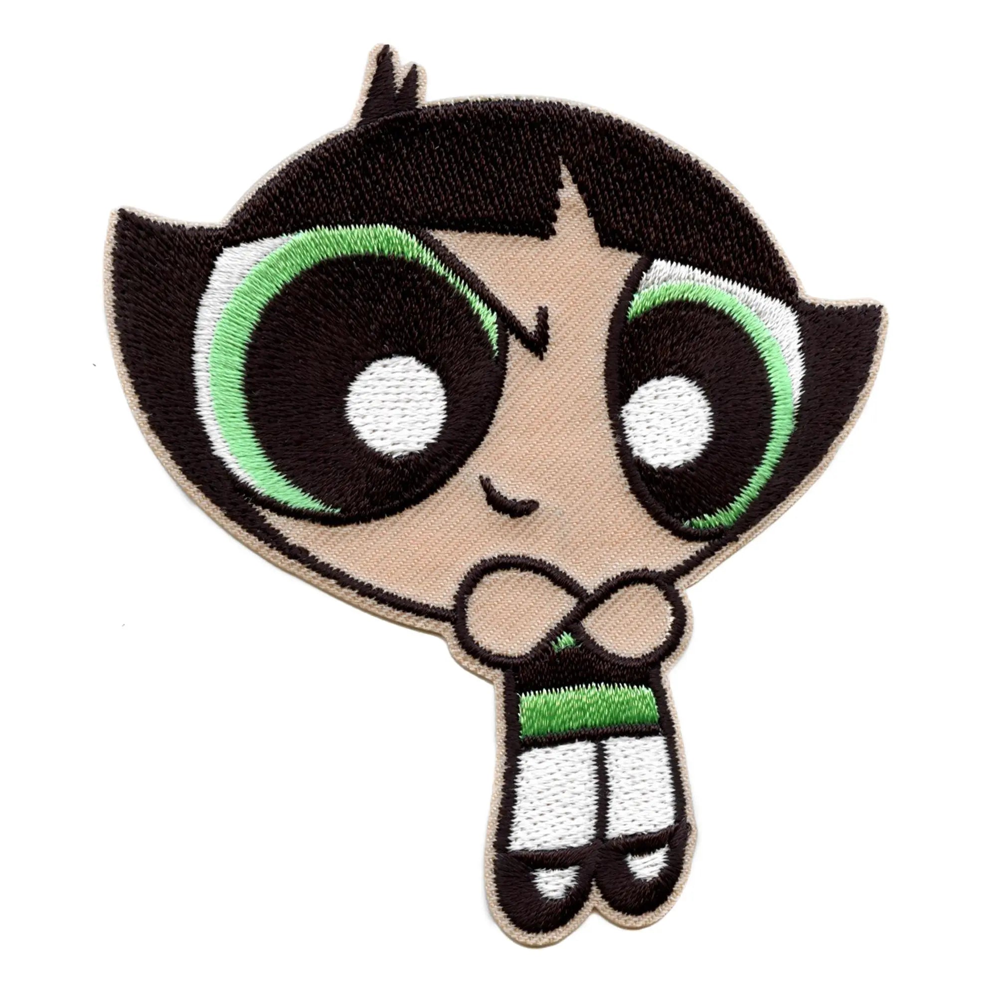 Powerpuff Girls Buttercup Patch Cartoon Network Animation Embroidered Iron On