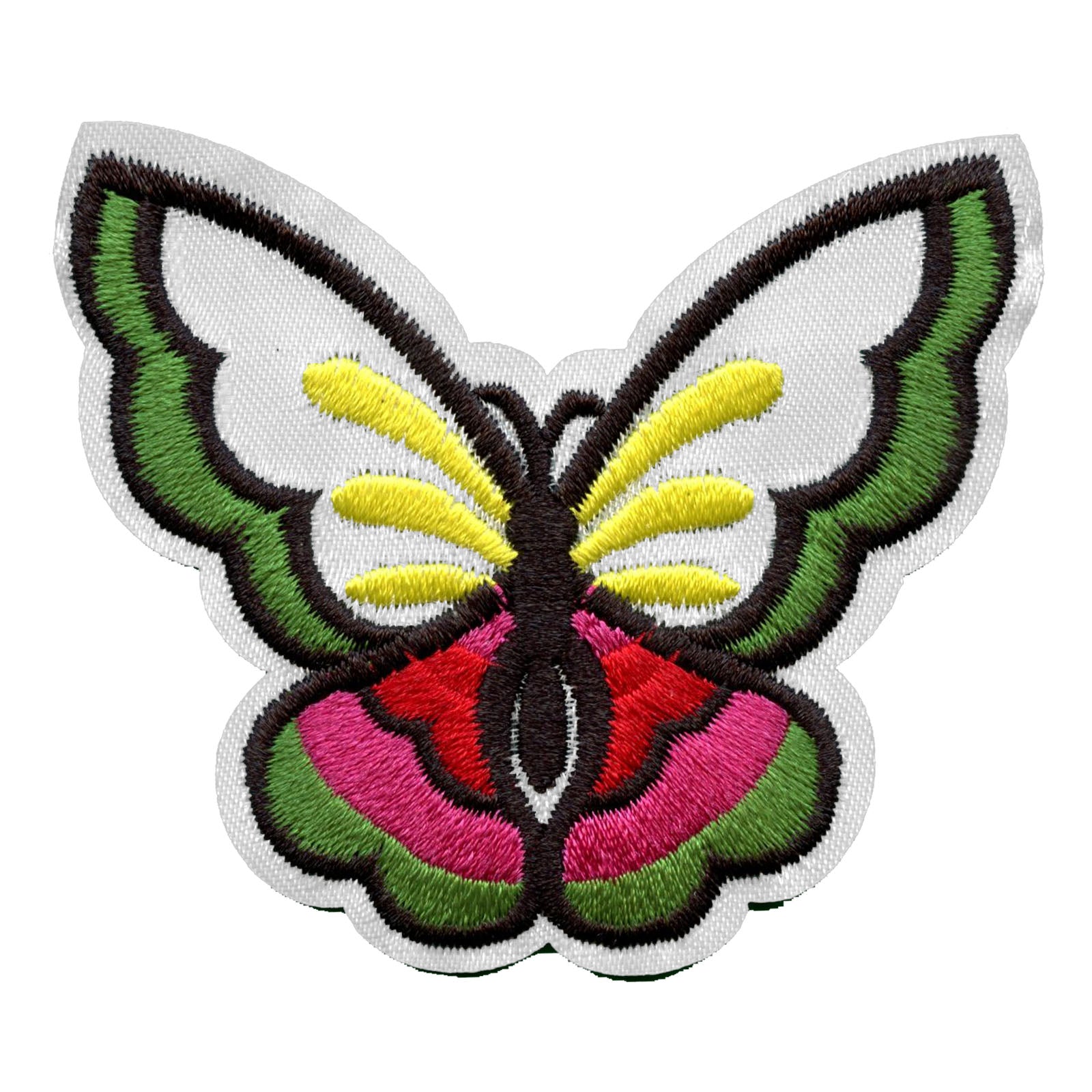 Colorful Butterfly Embroidered Applique Iron on Patch