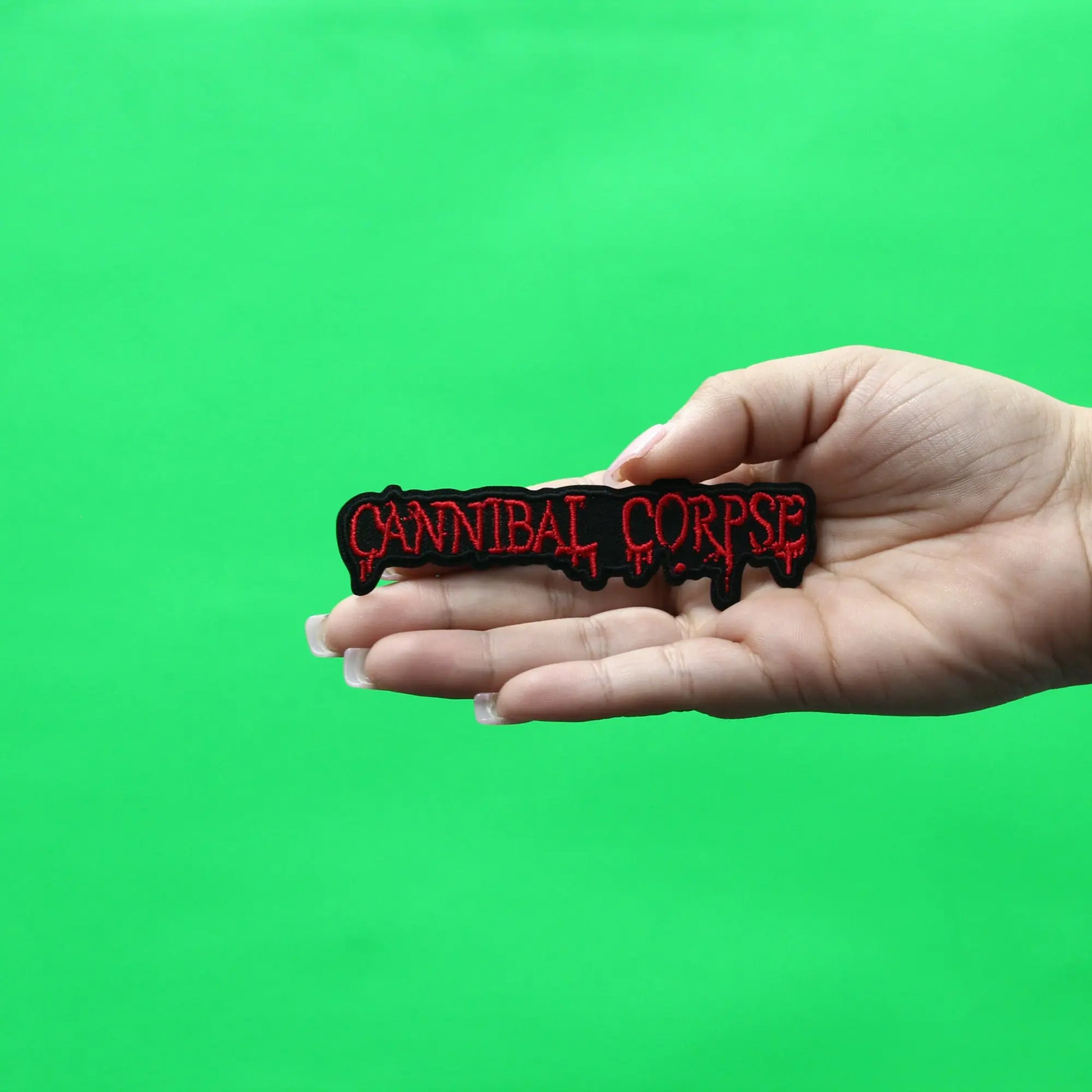 Cannibal Corpse Blood Logo Patch Death Metal Band Embroidered Iron On