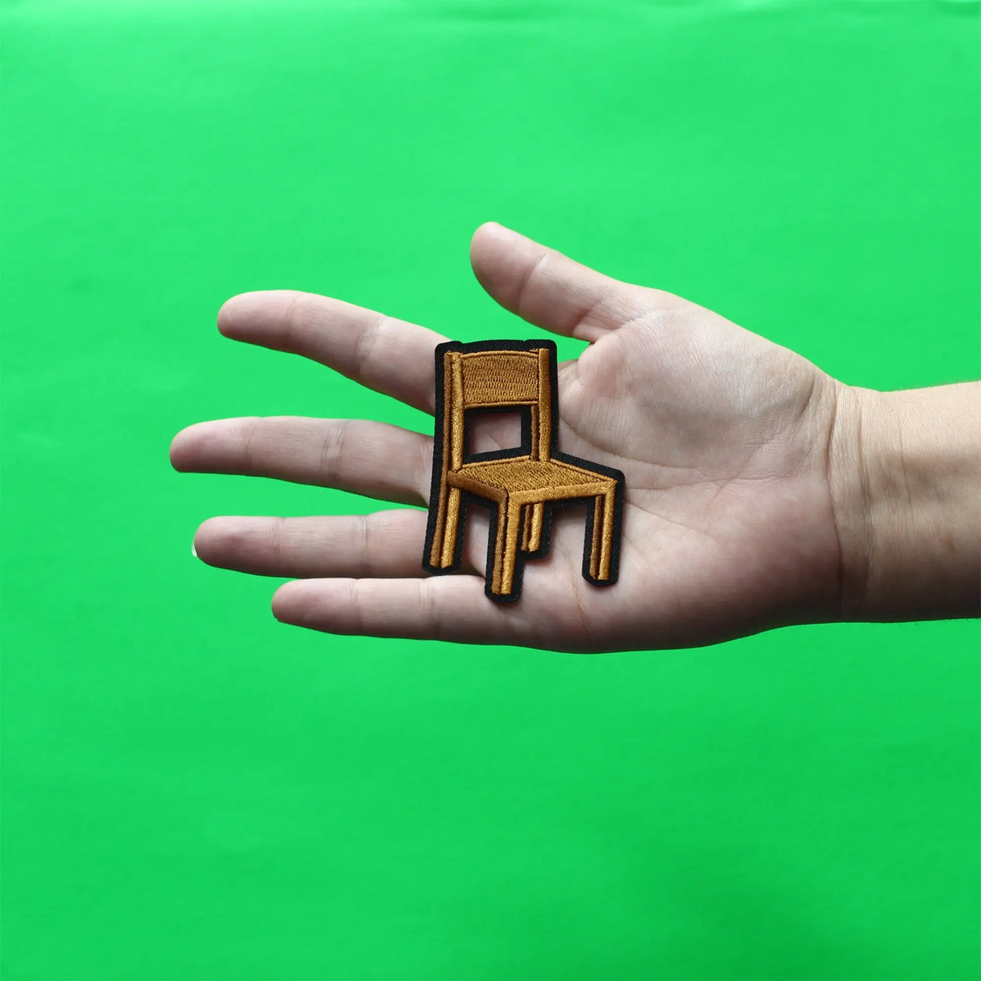 Chair Emoji Patch Embroidered Iron On