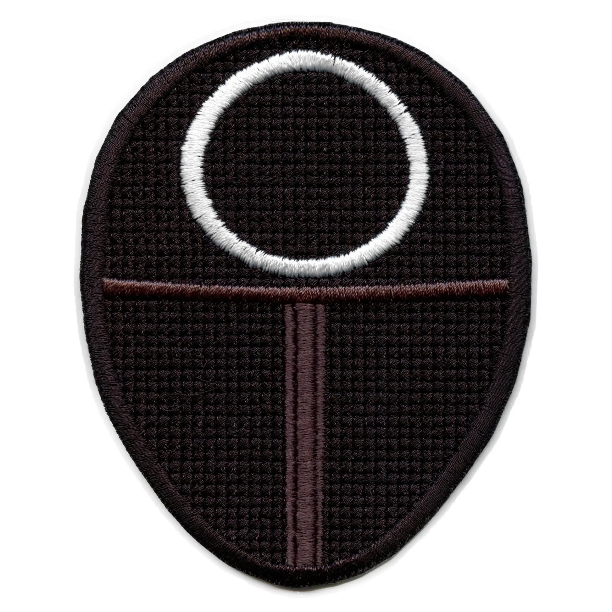 Circle Worker Mask Patch Survival Game Embroidered Iron On