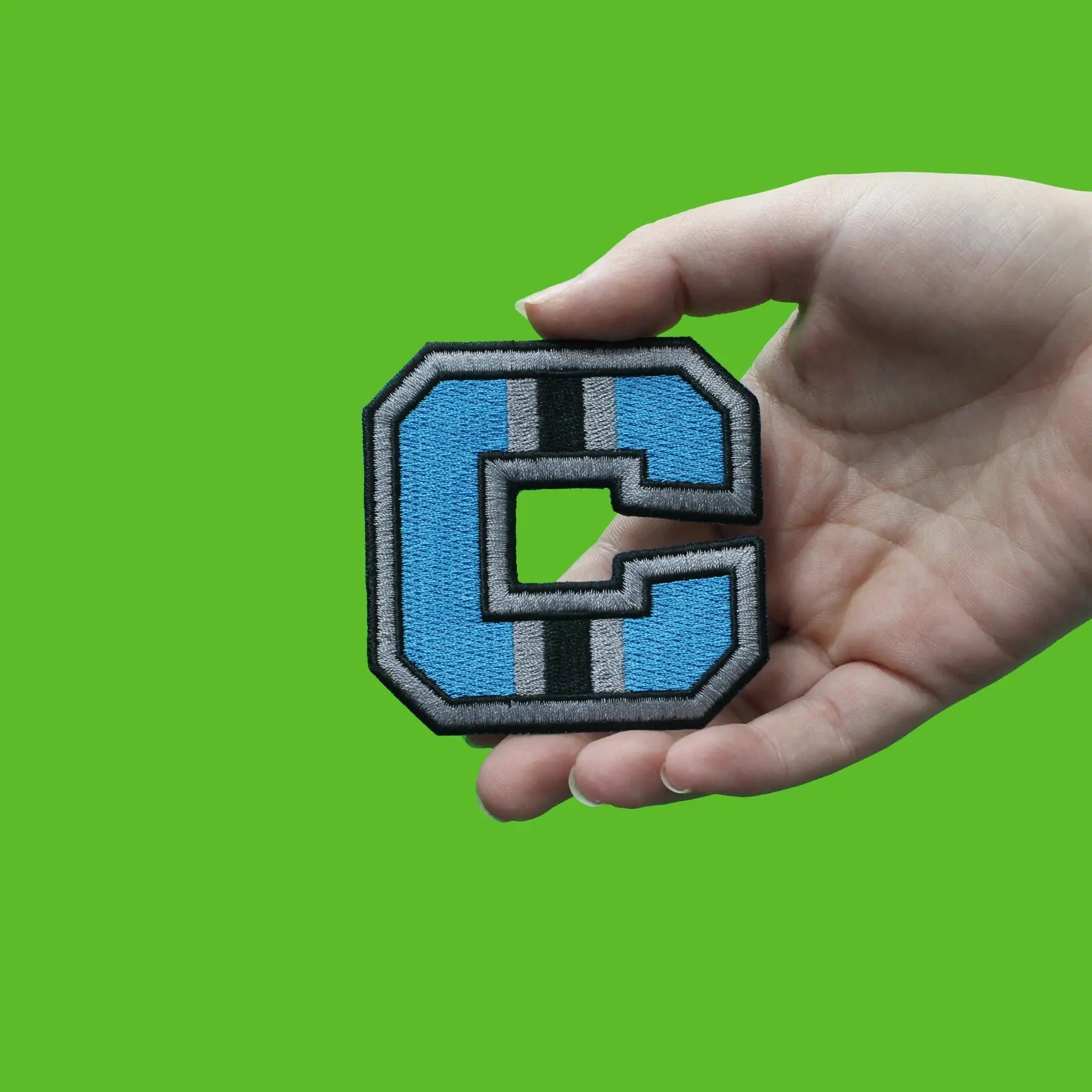 City Of North Carolina "C" Logo Football Jersey Parody Embroidered Iron On Patch