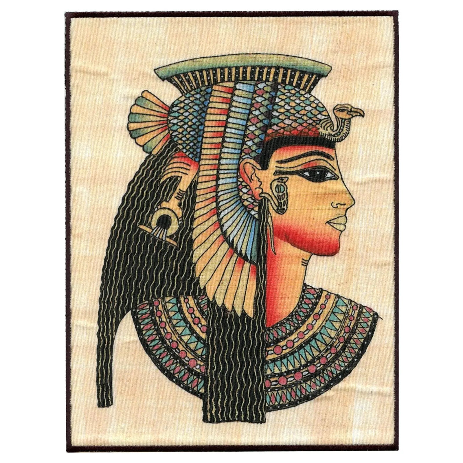 Pharaoh Cleopatra Portrait Embroidered Iron-on FotoPatch